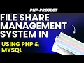 File Management System in PHP and MySQL With Source Code