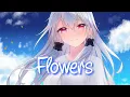 Download Lagu 「Nightcore」 Flowers - Lauren Spencer Smith ♡ (Lyrics)