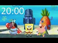 SPONGEBOB 20 MINUTE TIMER with TROPICAL MUSIC ALARM
