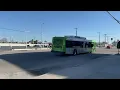 Gardena Transit Route 2 To Passing By At S Western Ave in Gardena In 4K