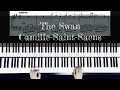 The Swan | Camille - Saint - Saens | from the Piano Pieces for Children