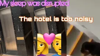 Screaming couple in hotel o o