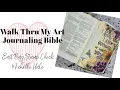 Walk Thru My Art Journaling Bible With Me
