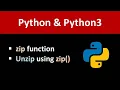 zip Function in Python unzip Using zip in Python Python Tutorial For Beginners in Hindi