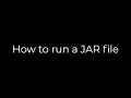 Java How to run a JAR file 5solution