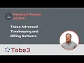 Tabs3 Advanced Timekeeping and Billing Software