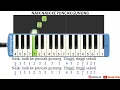 Download Lagu Not Angka Pianika Lagu Naik Naik Ke Puncak Gunung | Tutorial Main Pianika Naik Naik Ke Puncak Gunung