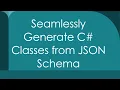 Seamlessly Generate C Classes from JSON Schema