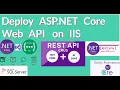 Download Lagu How to Deploy ASP.NET Core Web API on IIS Windows Server || Deploy ASP.NET Web API on IIS .NET 7.0