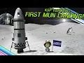 How to do your FIRST MUN LANDING KSP Tutorial Science Mode