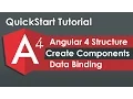 Angular 4 QuickStart Tutorial - Structure and How to Create a Component