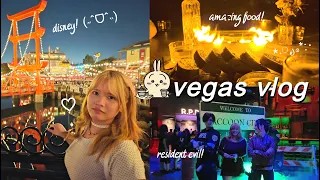2 weeks in las vegas vlog ☀️ (part 2) : disneyland, universal horror, resident evil, kbbq