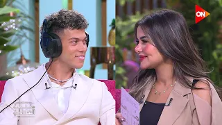 لعبة مش سامعك   إمام عاشور وزوجته دندنها