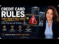 Credit Card Rules Every Points Traveler Needs to Know - 2026 Edition
