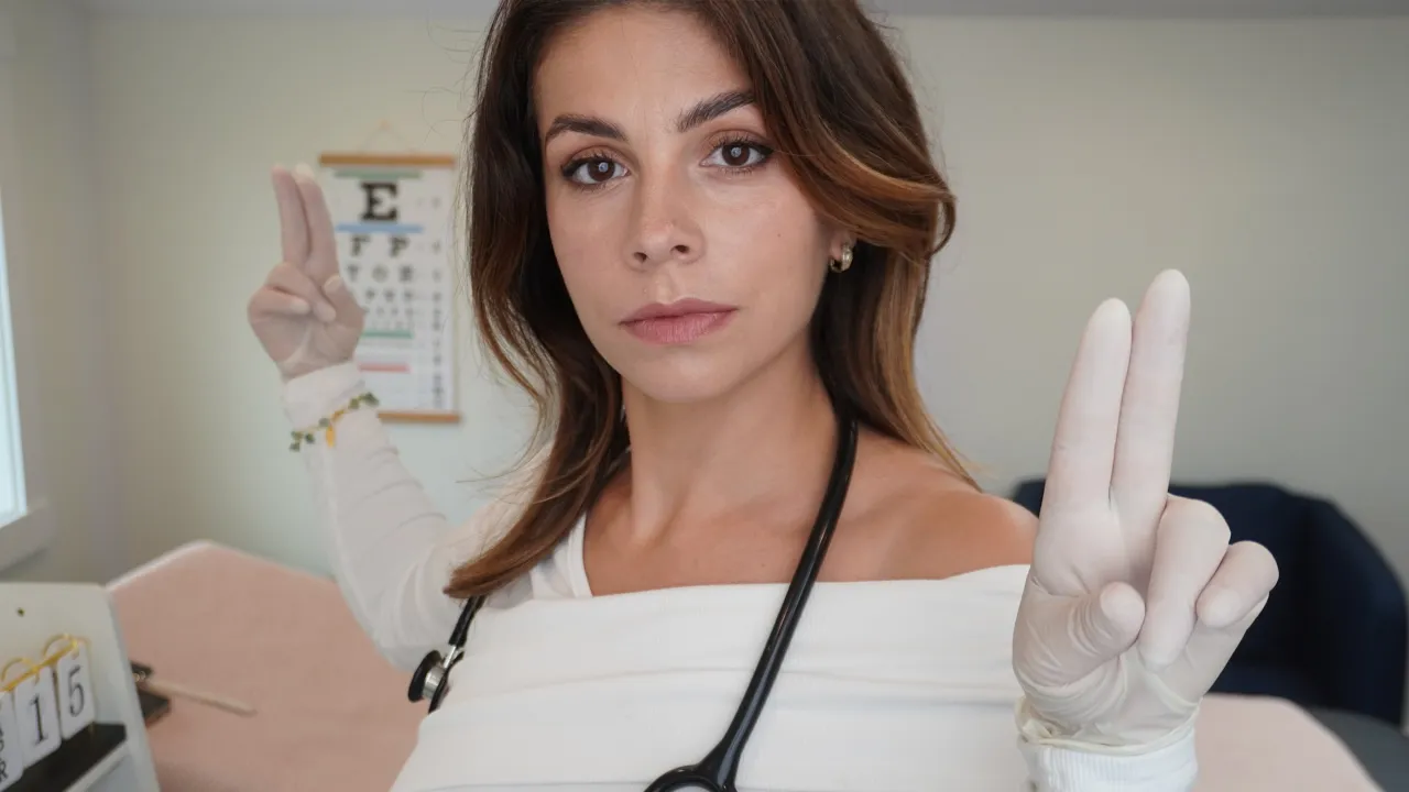 ASMR Realistic Cranial Nerve Exam | Medical Roleplay For Sleep, Eyes, Hearing, Reflexes, Smell Tests
