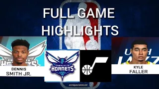 NBA2K20 Full Game Highlights Hornets Vs Jazz 