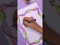 Easy cute border line easy front page design