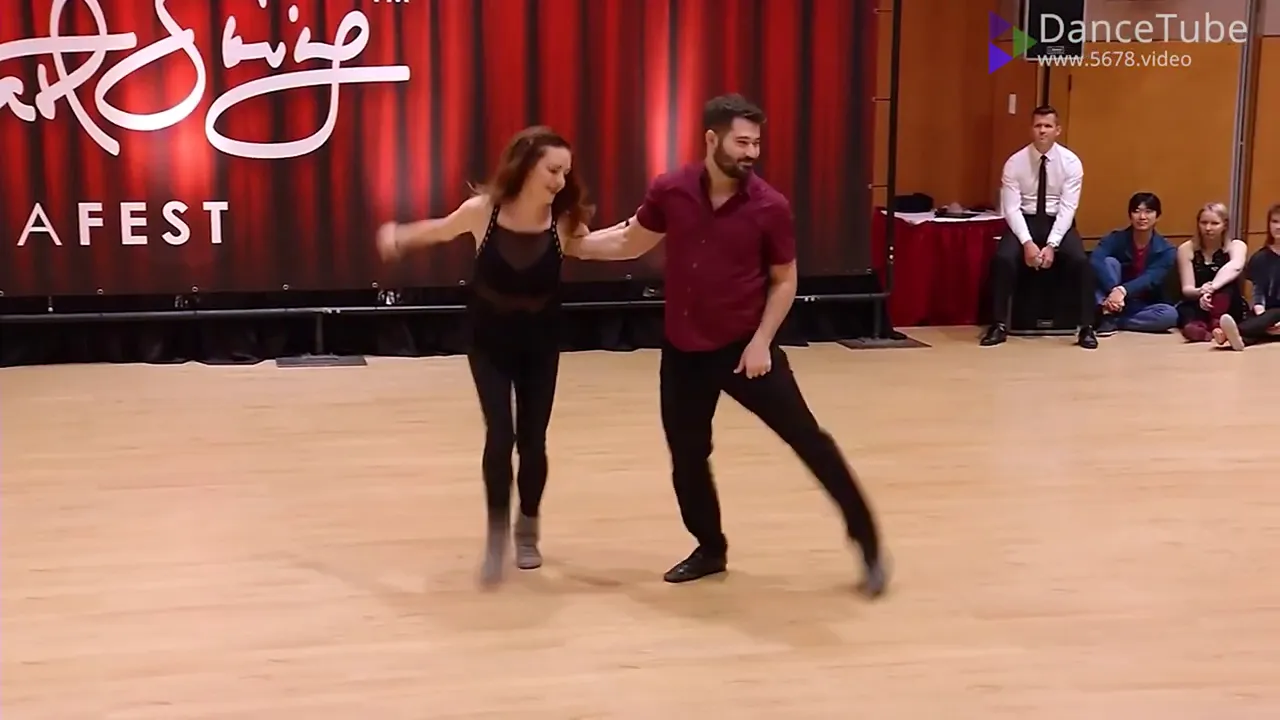 Improv West Coast Swing Dance - Ben Morris & Alyssa Glanville - Budafest 2018 Pro Show