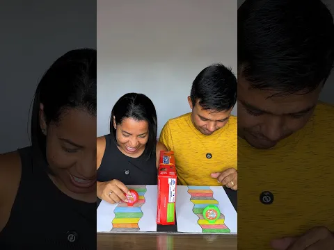 Nunca dá para prever o vencedor 🤣 #boardgames #gamenight #couple #shorts