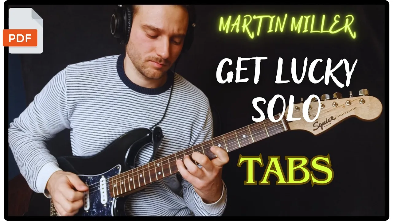 Martin Miller - Get Lucky solo cover (My version TABS) Martin Miller - Get Lucky solo cover (My version TABS)