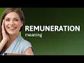 Remuneration definition of REMUNERATION