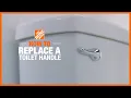 How to Replace a Toilet Handle Toilet Repair The Home Depot