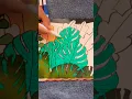 Relaxing Coloring Realistic Green Leaves