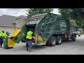 Frontier Waste Solutions Mack Granite New Way Rear Loader Garbage Truck