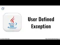 User Defined Exception in Java Custom Exception in Java Exception Handling in Java