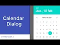 Calendar Dialog Android Studio