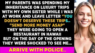 كان والدي يستمتع بأموالي في هاواي مع أختي أنت لا تستحق هذه الرحلات الفاخرة حتى 