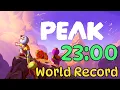 Download Lagu PEAK Speedrun in 23:00 - World Record (Massive Improvement)