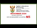 COST AND MANAGEMENT ACCOUNTING N5 NOVEMBER 2024 FIRST IN FIRST OUT FIFO