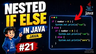 Nested If else statement in Java Explained with Example Chapter-21 Java Tutorial For Beginners