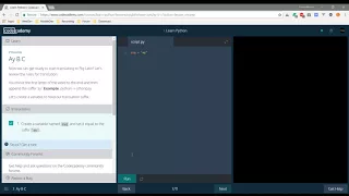 Playing Python Basic Translator App PygLatin from Codecademy