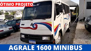 AGRALE 1600 MINIBUS, ANO 1986, DÁ UM PROJETO BEM BACANA!