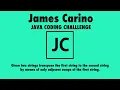 Coding Challenge Transpose two strings via adjacent swaps of first string only JAVA