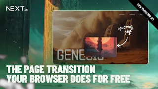 I Fired GSAP and Let the View Transition API Do My Page Transitions in Next JS