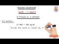 Glucose conversion factor to 2methods to convert Biochemistry conversion formula
