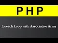 foreach Loop with Associative Array in PHP Hindi