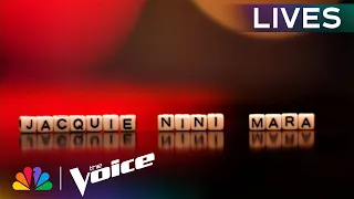 Jacquie Roar Mara Justine And Nini Iris Perform Taylor Swift S Don T Blame Me The Voice Lives 