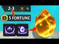 I got 5 Fortune at stage 2 Golden Egg CashOuts