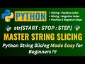 MASTER STRING SLICING in PYTHON for Beginners 2024 WHAT HOW A MUST WATCH