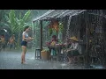 Download Lagu Kun je dit aan? ⛈️ zware regen en sterke wind in het platteland van Indonesië | overwonnen