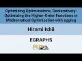 EGRAPHS 26 Optimizing Optimizations Declaratively Optimizing the Higher-Order Functions in