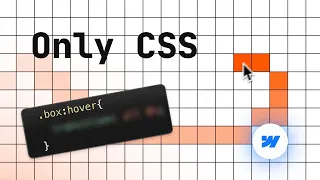 Mouse trail effect with just one line of CSS built in Webflow
