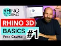 RHINO TUTORIAL - Basics session of 6