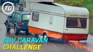 SUV Caravan Challenge Top Gear Series 22 BBC 