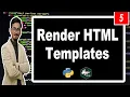 Render Html Templates in Django