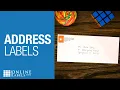 Address Labels Product Overview